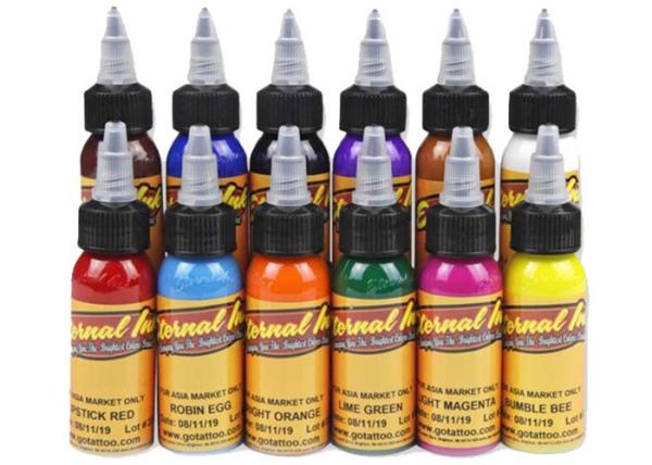 Eternal Luk Permanent Tattoo Ink 30ml / 1oz / Bottle With Multiple Colour