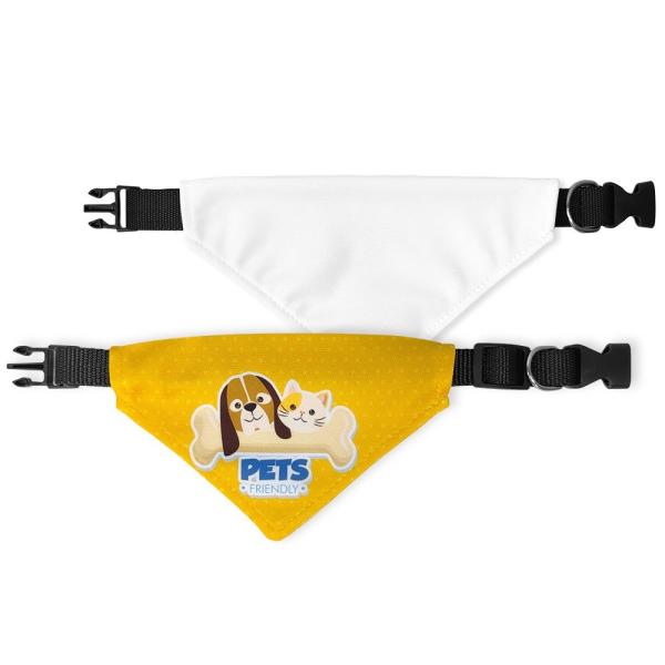 Customizable Sublimation Pet Blanks Sublimation Pet Bandana With Different Sizes