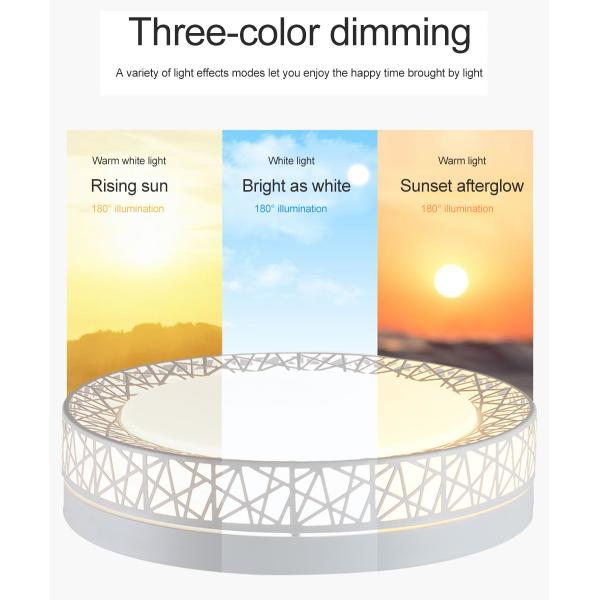 42 inch Fan Light Remote Control Multifunctional Chandelier Home Living Room ceiling light fan(WH-VLL-01)