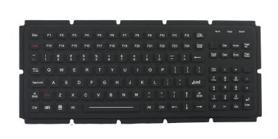 teclado industrial do OEM da borracha de silicone de 119 chaves com o computador militar numérico
