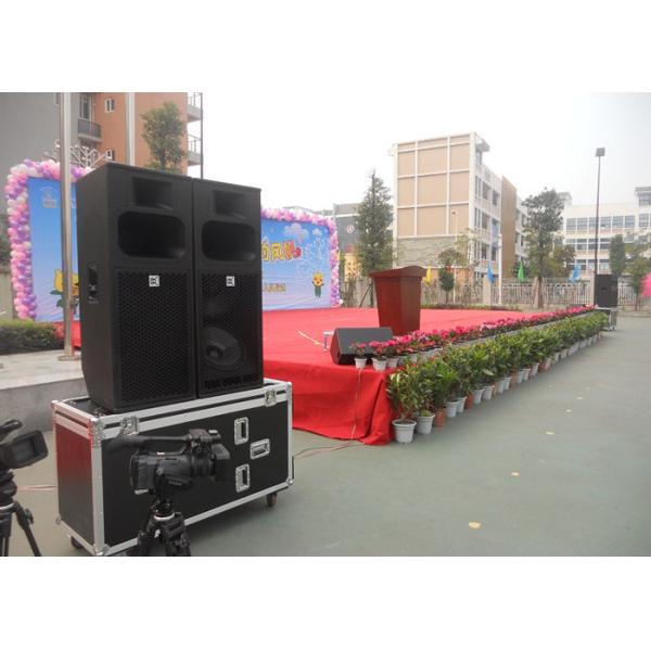 Outdoor Passive Pa System Stage Audio Speaker Box Concert Equipment , Dj Sound Speaker