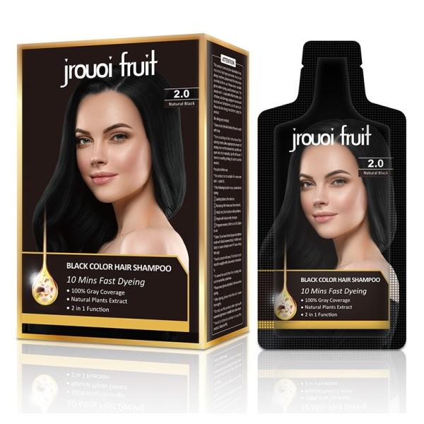 Ammonia Free 5 Mins Become Black 200ml Hair Dye Shampoo