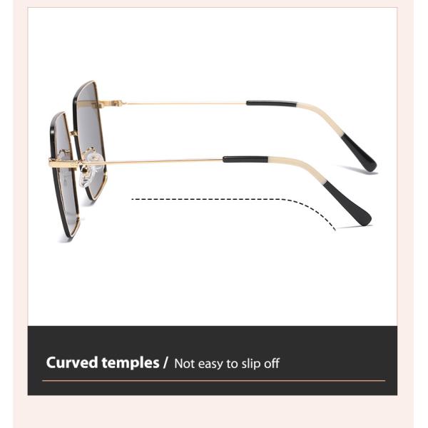 Солнечные очки рамки металла OEM, женщины солнечных очков объектива TAC облегченные