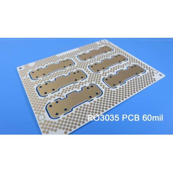 Rogers RO3035 RF Printed Circuit Board 2-Layer Rogers 3035 60mil 1.524mm Microwave PCB with Immersion Gold
