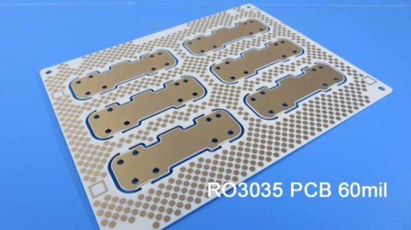 Rogers RO3035 RF Printed Circuit Board 2-Layer Rogers 3035 60mil 1.524mm Microwave PCB with Immersion Gold