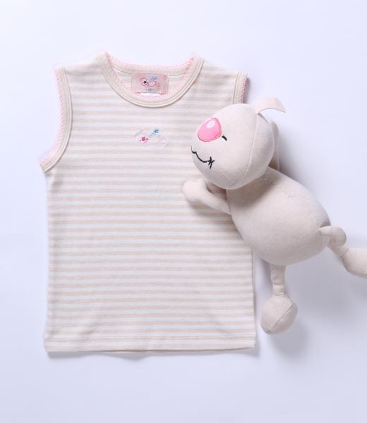 Millidoll Original colour cotton Antibacterial  babies pyjamas sleeping vest 2-6 years girls