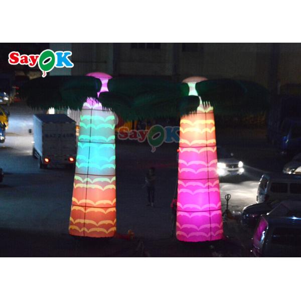 украшения этапа ткани 190t Оксфорда пальма кокоса Airblowing раздувного искусственная