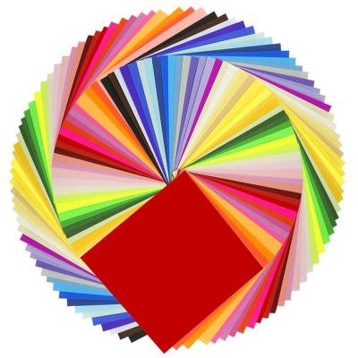 Origami Cardboard 80gsm 90gsm Craft Colored Paper For Children DIY