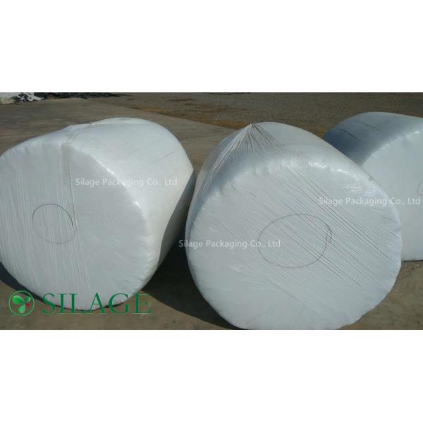 White Color Silage Wrap Film 750mm for Large Round Baler