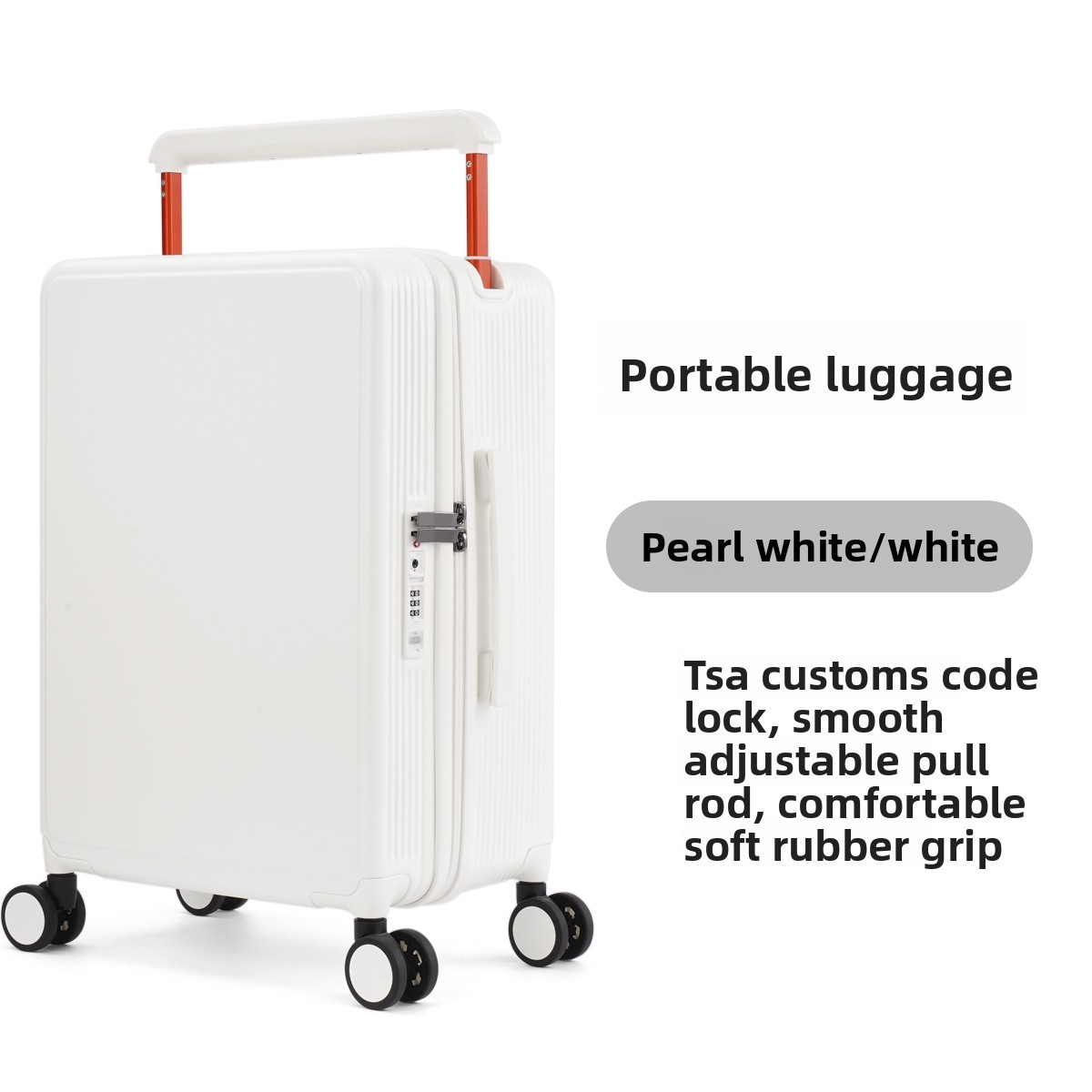 Large Capacity Luxury Travel Bag with TSA Customs Lock & Anti-Theft Features Outdoor Carry-Ons Storage Bag