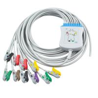 耐久性10Lead ECGケーブル IECグリッバー 医療機器用のコネクタなし