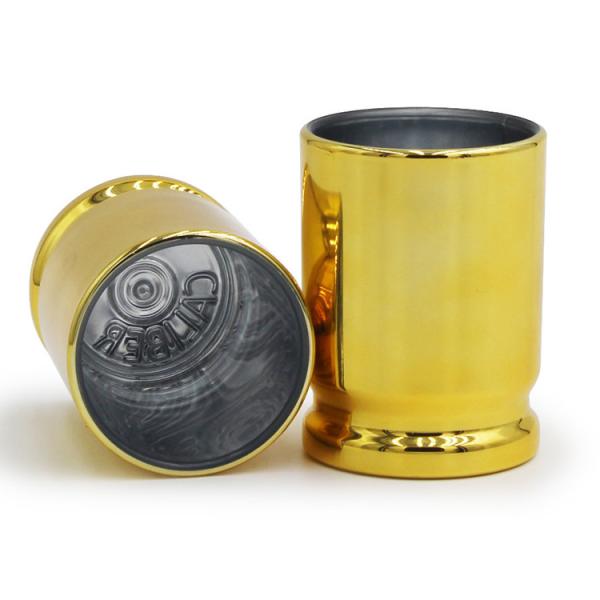 Original 50 Caliber Shot Glasses Bullet Casings Acrylic Shot Glasses