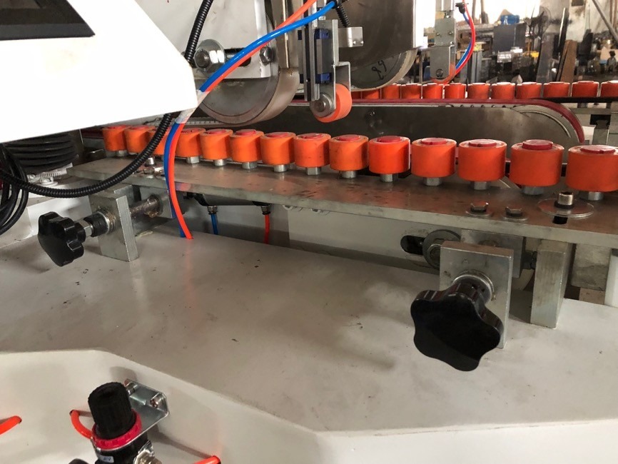 Small Size Fully Automatic Glass Edging Machine 8-motor Double-grinding And Polishing Machine