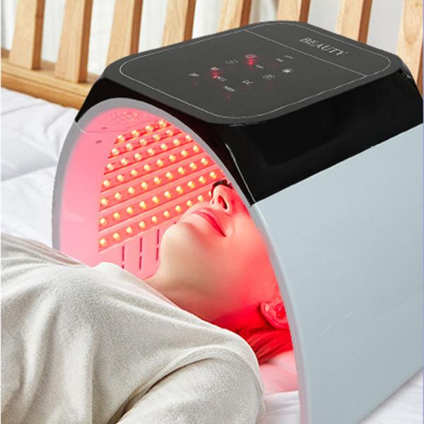 LED Light Therapy for Face - 7 Colors Photon PDT Near Infrared Light Therapy Professional LED Face Mask