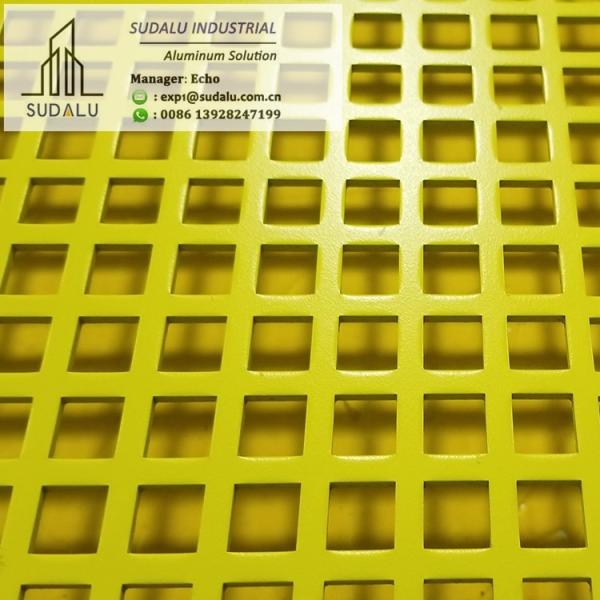 SUDALU Building Cladding Metal Screen Curvel Aluminum Panel For Interior Partition Usage