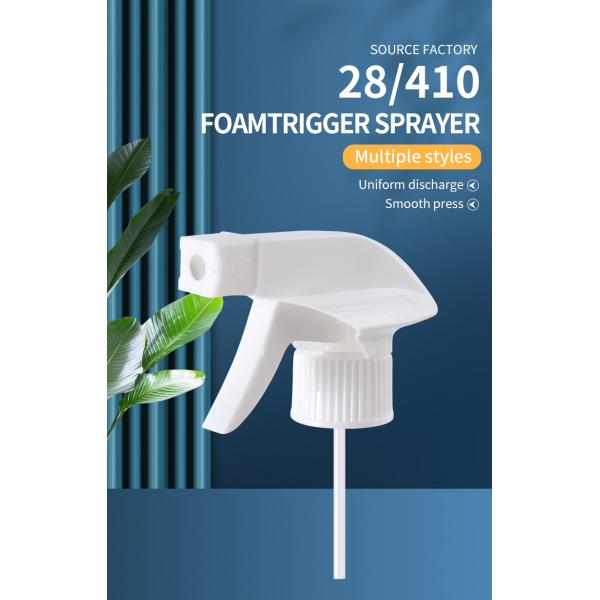 Bottles 28mm All Plastic Trigger Sprayer with Foam Nozzle Non Spill