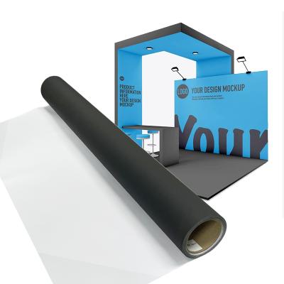 Durable 260gsm Black Back Polyester Fabric for Event Backdrops and Visual Displays
