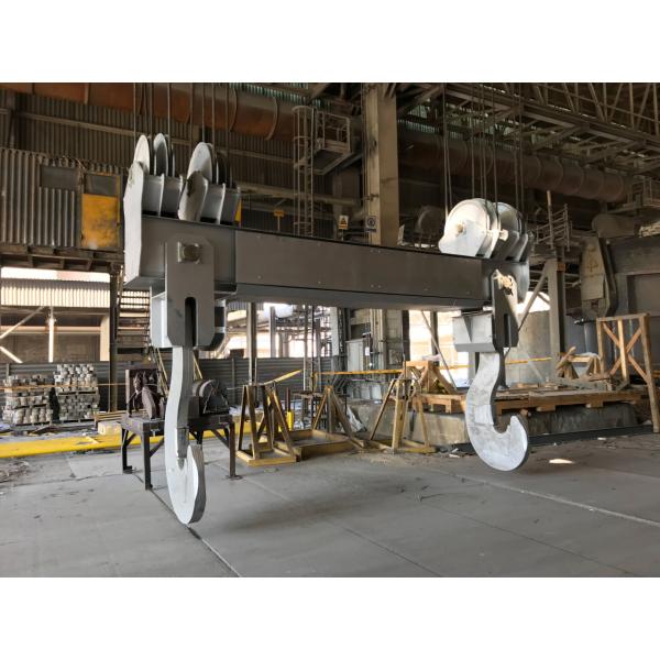 Double Girder Ladle Handling Steel Plant Crane Heavy Duty 10~20m Lifting
