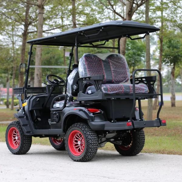 New Model Electric Golf Cart with 14-inch Wheels Q235 Chassis and 10-inch Display for Comfort Driving