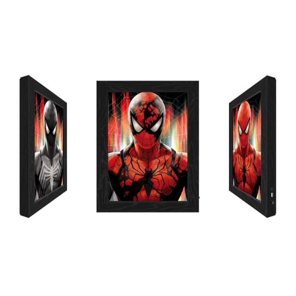 Advertising 3D Lenticular Flip Poster With LED Light Box