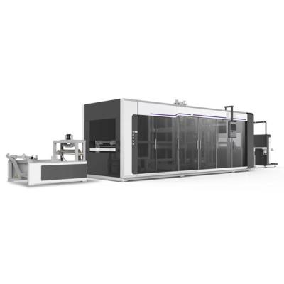 Reusable HIPS PVC Automatic Egg Tray Making Machine Hole Punching 198KW