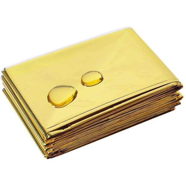 Утяжеленное термоизоляции Mylar одеяла фольги спасения выживание аварийной отражательное на открытом воздухе