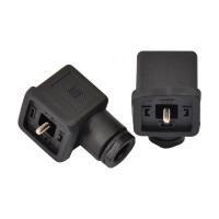 Conector de válvula 2 do solenoide IP65 + PE/3 + conector de cabo do diodo emissor de luz do quadrado do tamanho do Pin PG7 PG9 do PE