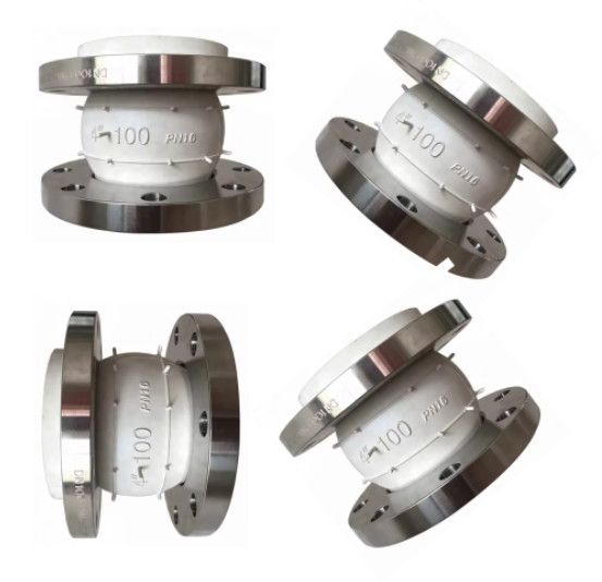 JIS 5K Flanged Expansion Joint SS316 Single Sphere Rubber Compensator