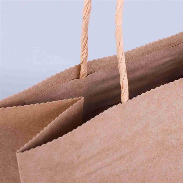 16x6x12 Christmas Kraft Bags Bulk Brown Kraft Bags Custom Printed