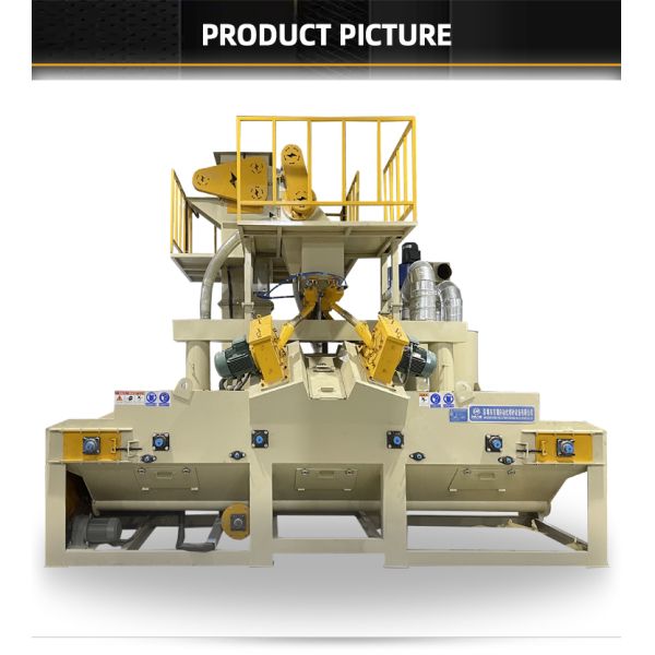 Dustless Shot Blasting Machine Deflashing / Descaling / Stripping 11kw