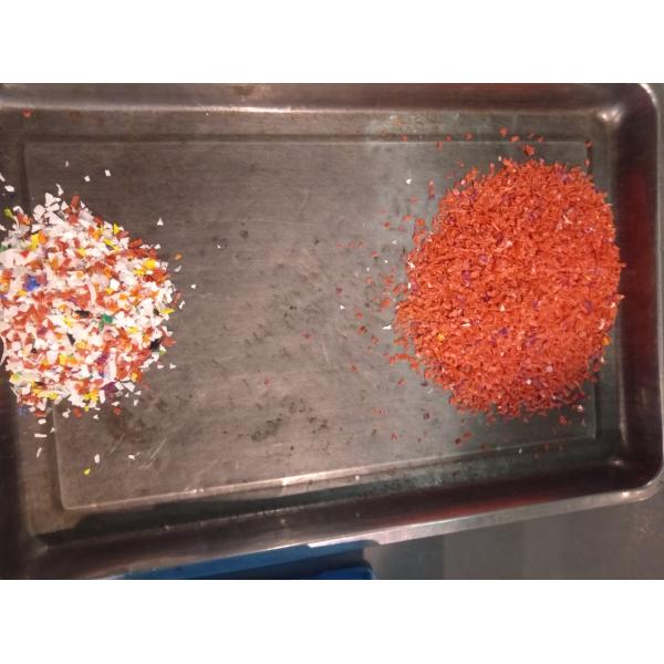 6 машины Recyclingsorting парашютов сортировщиц цвета выталкивателя продолжительности жизни пластиковой высоких