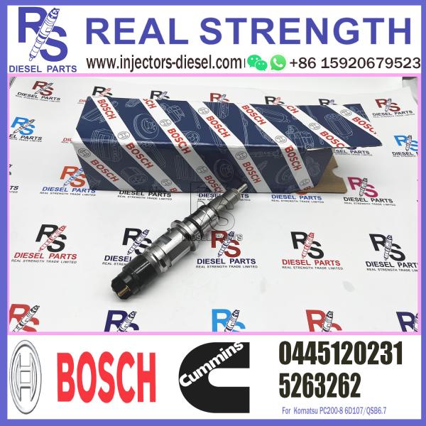 Excavator BOSCH Diesel Injector 0445120231 0 445 120 231 5263262 0445 120 231