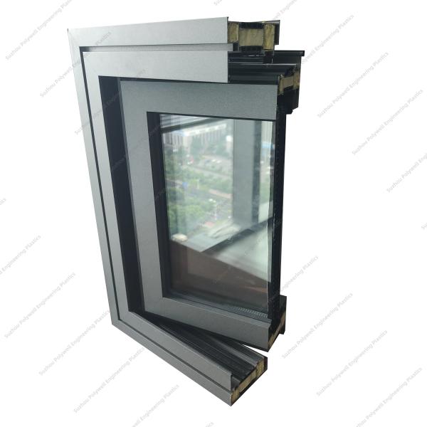 Aluminum Sliding Glass Heat Insulation Profile Window Thermal Broken Bridge Structure Profile