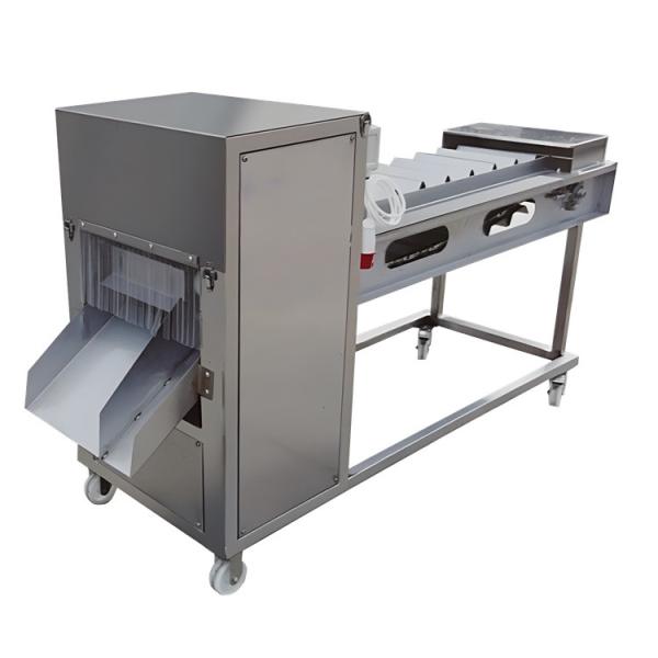 SUS304 Máquina para cortar peces industriales 380V 60-90 piezas/min