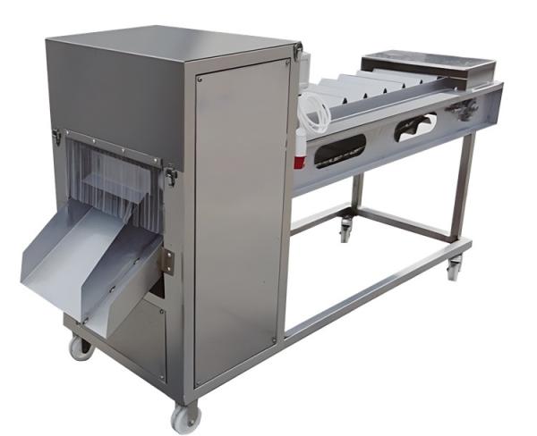 SUS304 Máquina industrial de corte de peixe 380V 60-90 peças/min