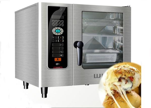 Forno de cozimento bonde comercial de Combi, 6 (GN 1/1) bandejas sem redução de Gastronorm