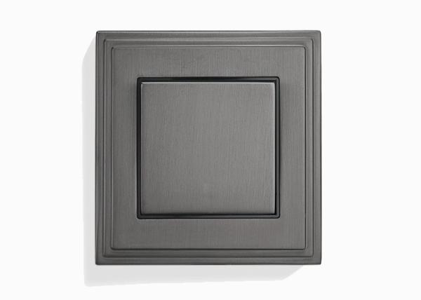 Modern Brass Switches And Sockets 86mm 90mm Easy Installation