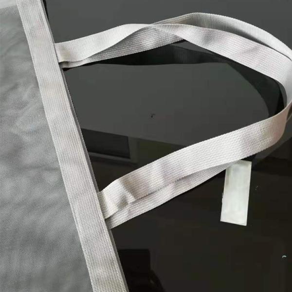 With Your Own Logo Promotional Customized Large Capacity Foldable Nylon Mesh Market Shopping Bag For Carry Grocery Pac