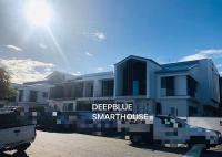 La villa préfabriquée abordable économiseuse d'énergie de structure métallique de Chambre a préfabriqué des villas