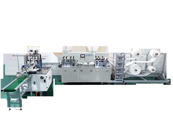 Antivirus Automatic Facial Mask Machine 20KW Breathable Fish Type Mask Machine