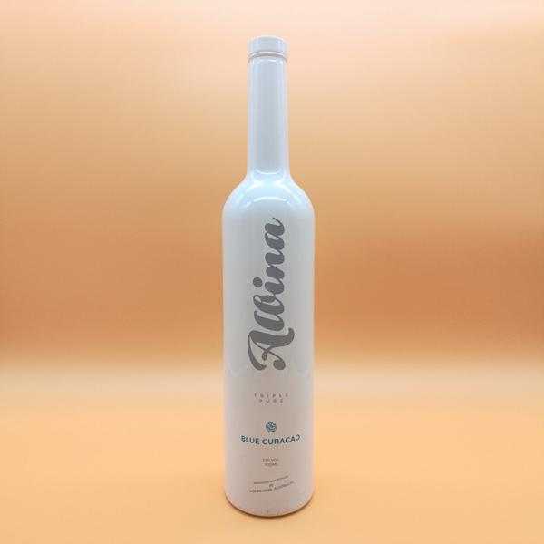 Free Sample Decal Surface Handling Glass Wine Bottles for Gin Vodka Whisky