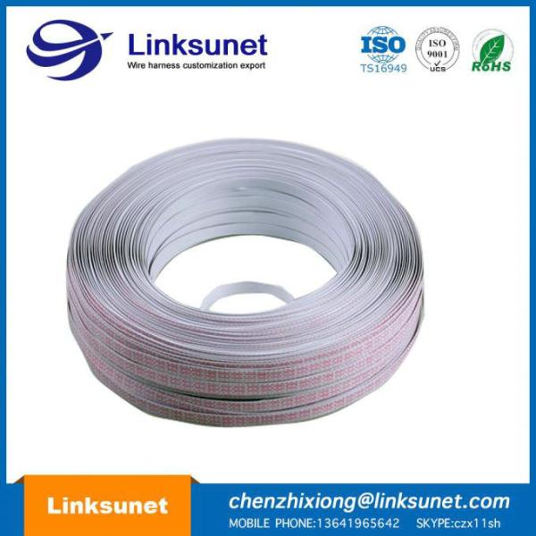 UL2651 - 26AWG 2.54MM Pitch Flat Ribbon Cable Gray Custom 0.1 - 10M High Voltage