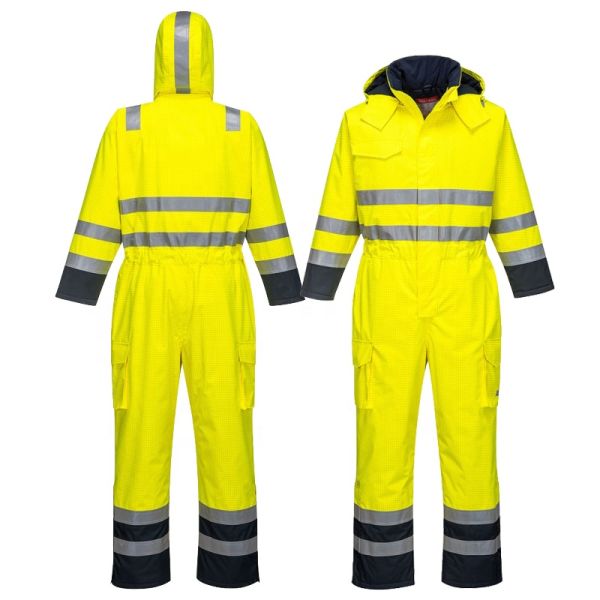 Pure Cotton Flame-Resistant Workwear Uniform Thickened Coverall Water Proof Work Clothing