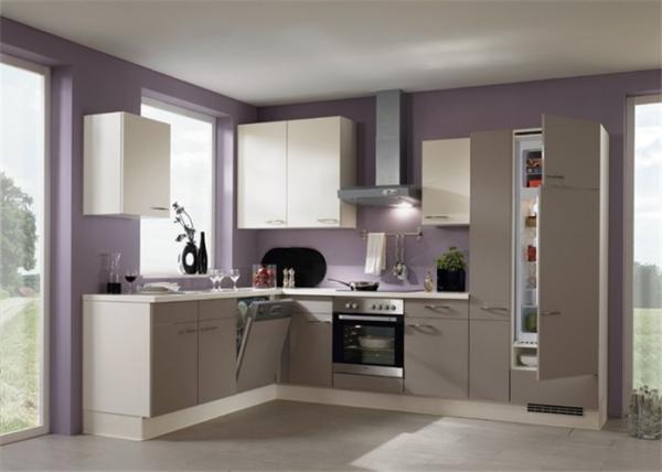 Paint Finish Solid Wood Kitchen Cabinets Blum / Dtc HardwareWith Granite Countertop