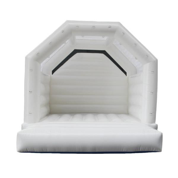 2024 Design White Mini Inflatable Bouncy Castle Combo Bounce with Custom Logo Printed