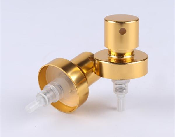 Customized Metalized aluminum crimp pump powder spray pump 15mm