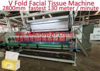 Machine automatique de fabrication de papier pour tissus faciaux avec impression en 4 couleurs en option