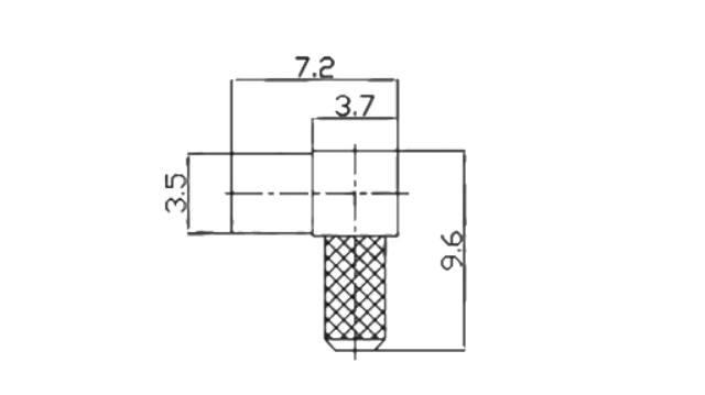 R/A RF MCX Connectors 50 Ohm MMCX Female Connector DC-6GHz MMCX-C-KW-1.5