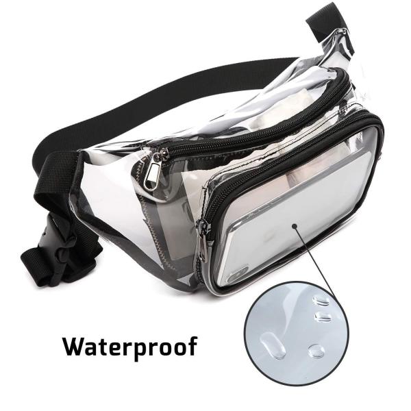 Custom Outdoor Water Proof PVC Clear Fanny Pack OEM/ODM Perfect for Men and Women on the Go