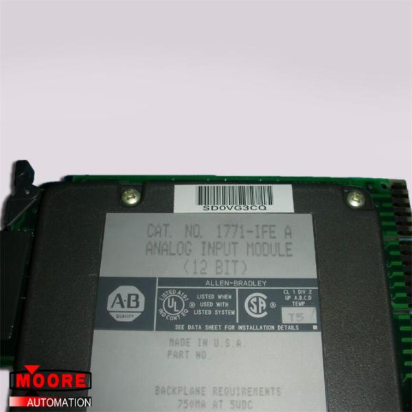 1771-IFE A 1771-IFEA Allen Bradley Analog Input Module 12 BIT